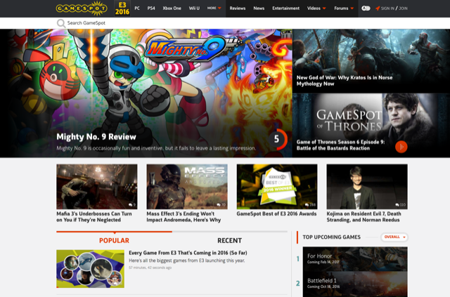 Vote: The top 10 best gaming websites