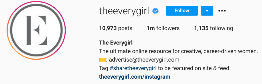 the everygirl instagram