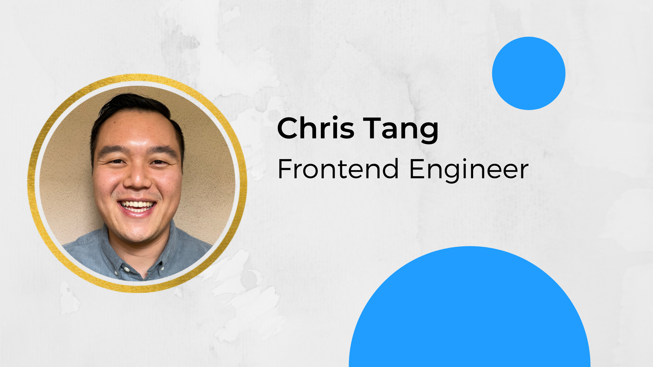 Disqus Spotlight: Meet Chris Tang, Frontend Engineer